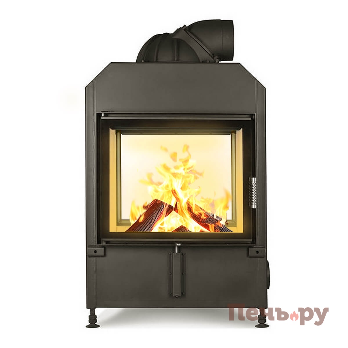 Каминная топка Hoxter Haka 63/51T петли слева/справа видео Каминная топка Hoxter Haka 63/51T петли слева/справа видео