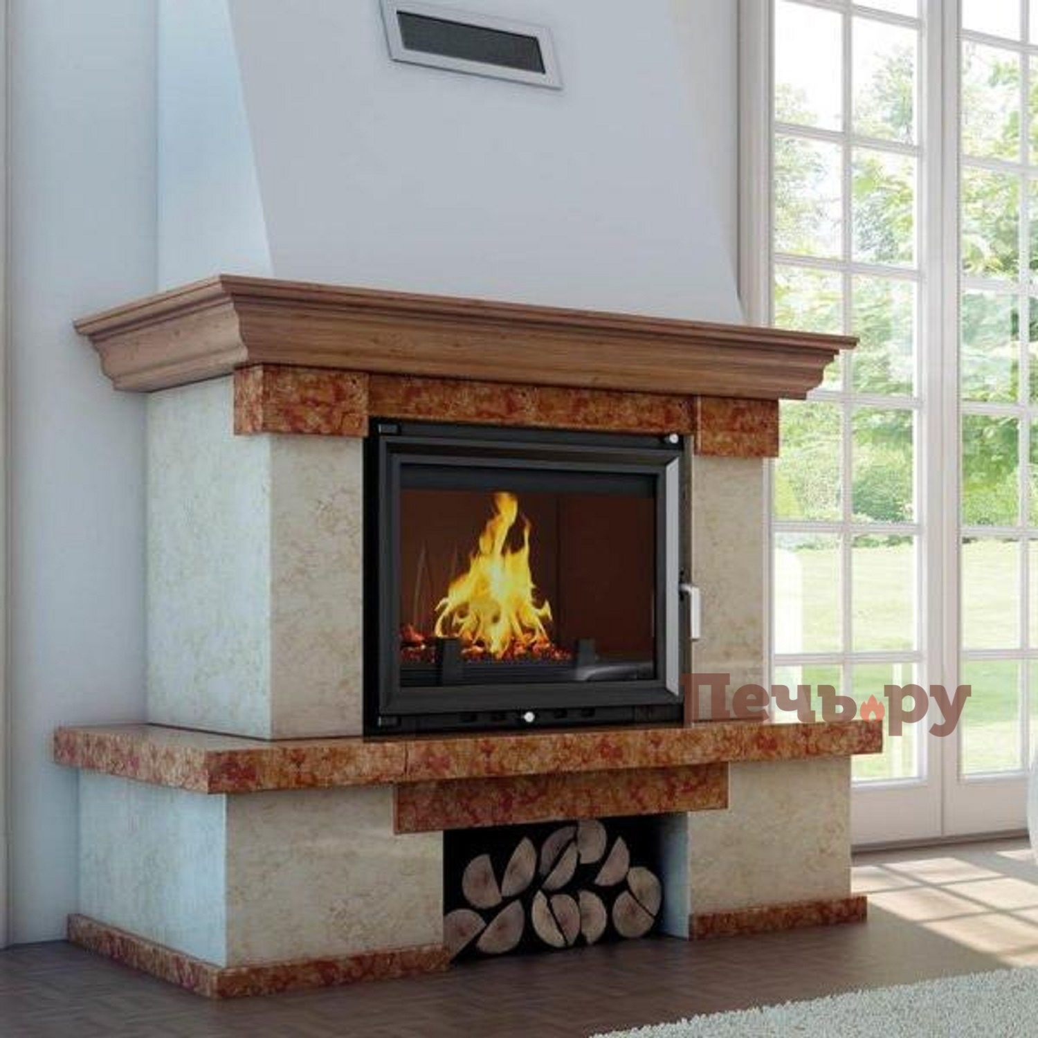 Каминная топка Kratki Maja видео Каминная топка Kratki Maja видео