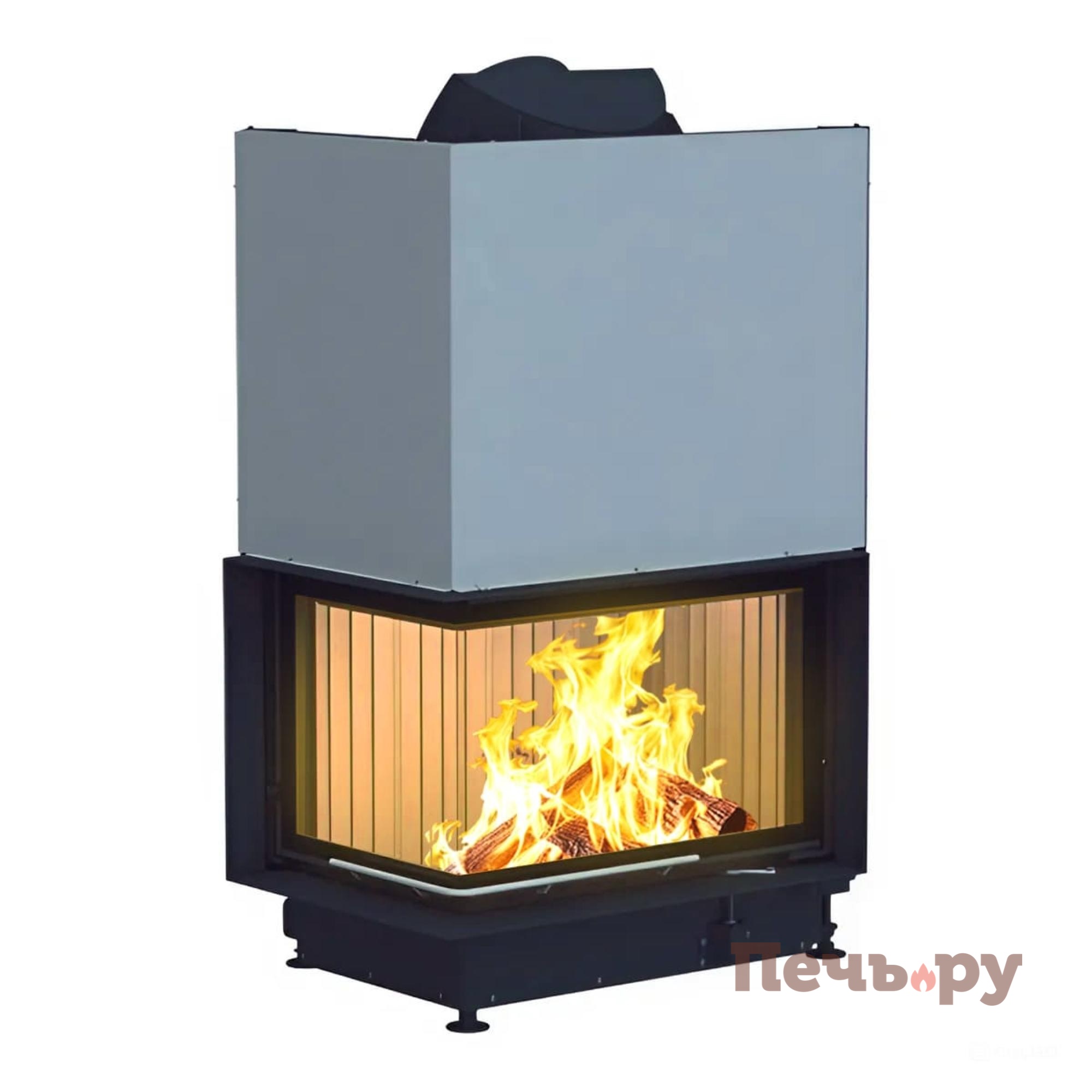 Каминная топка Brunner Eck-Kamin 45/67/44 с подъемом видео Каминная топка Brunner Eck-Kamin 45/67/44 с подъемом видео