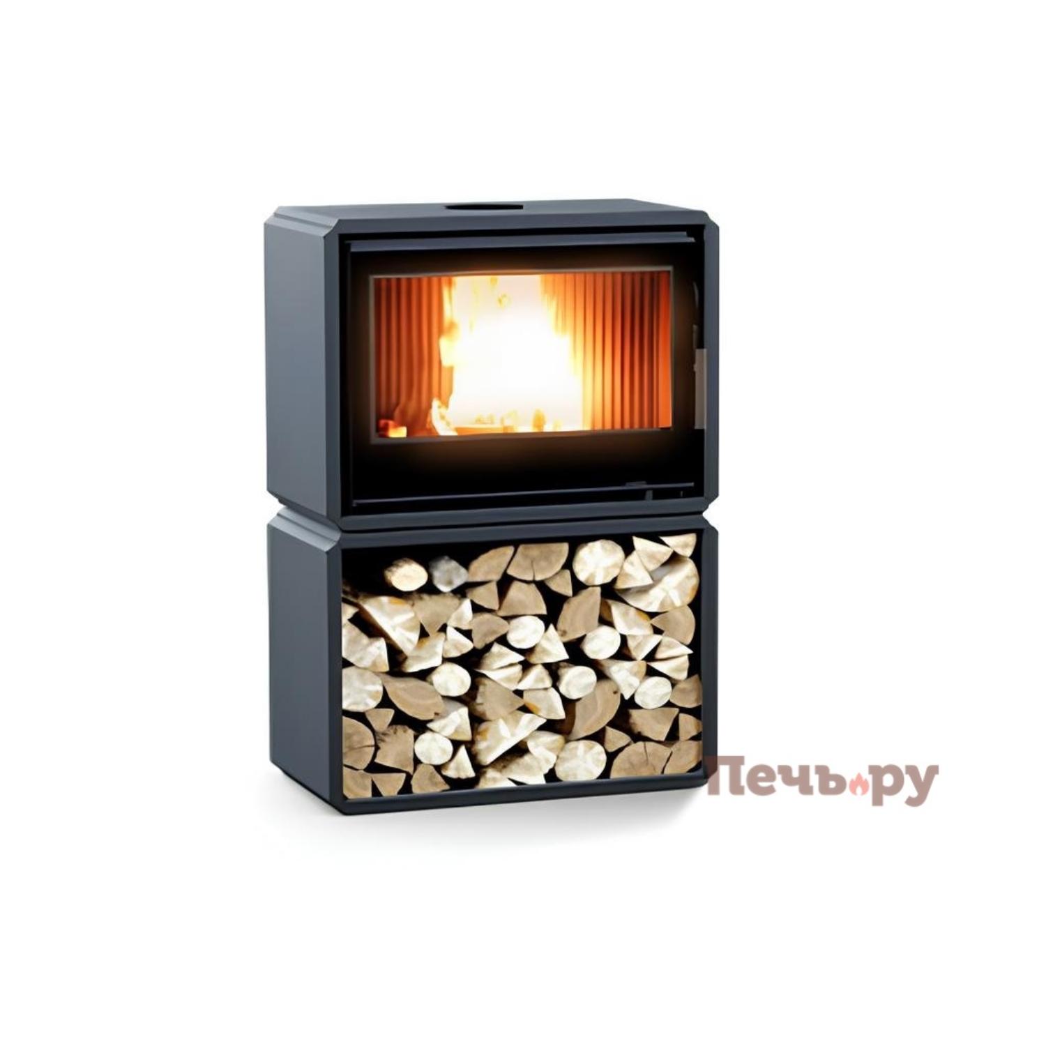 Печь камин Астов Легго ПК 7454 с нижним дровником видео
