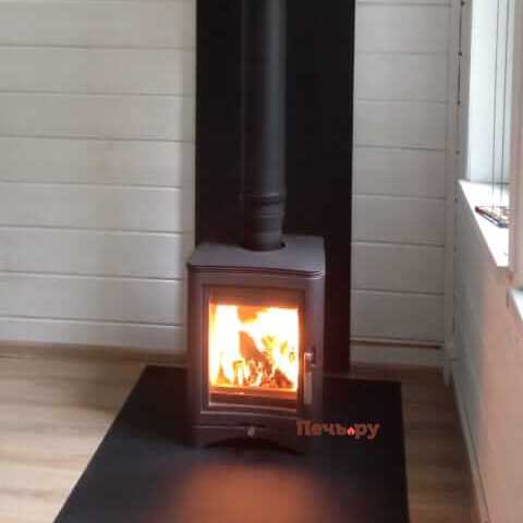 Печь камин Kratki Koza K5 (чугун) видео