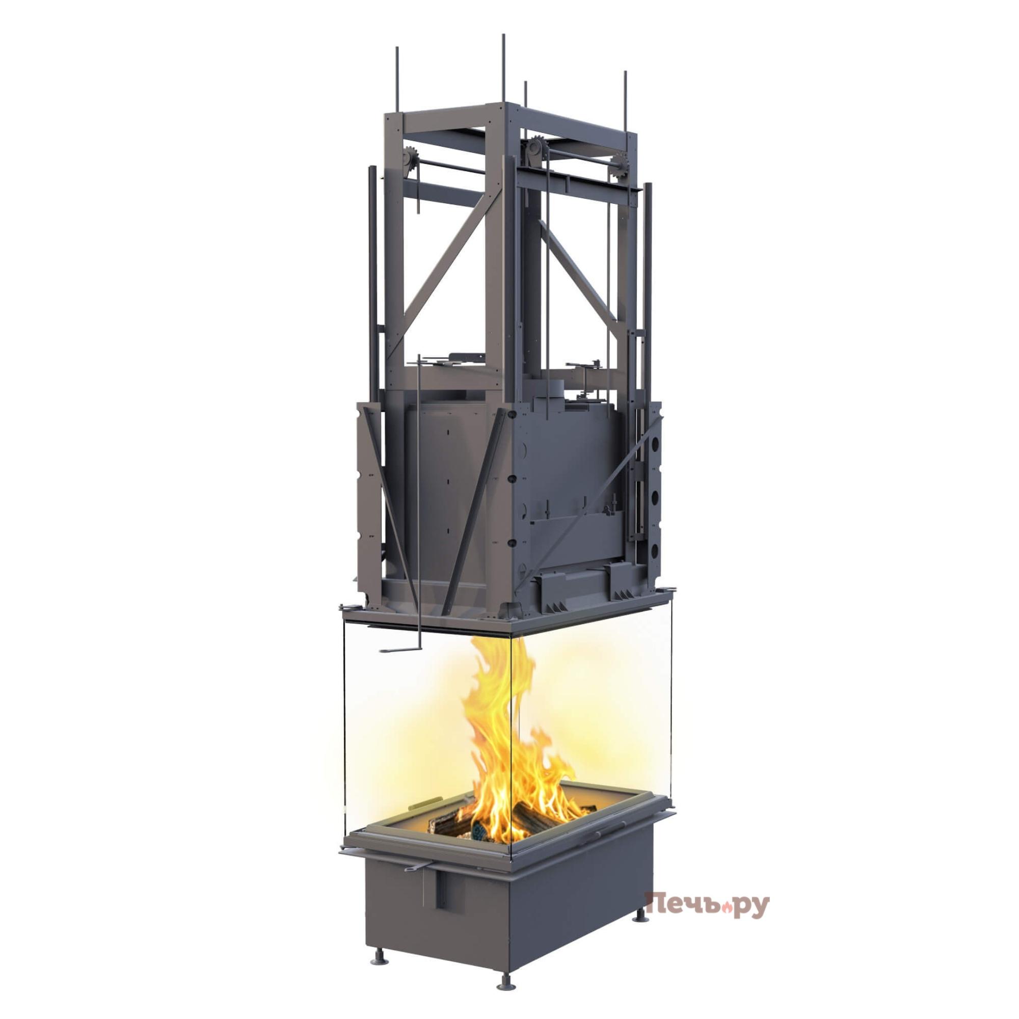 Каминная топка Астов П4С 10072 видео Каминная топка Астов П4С 10072 видео