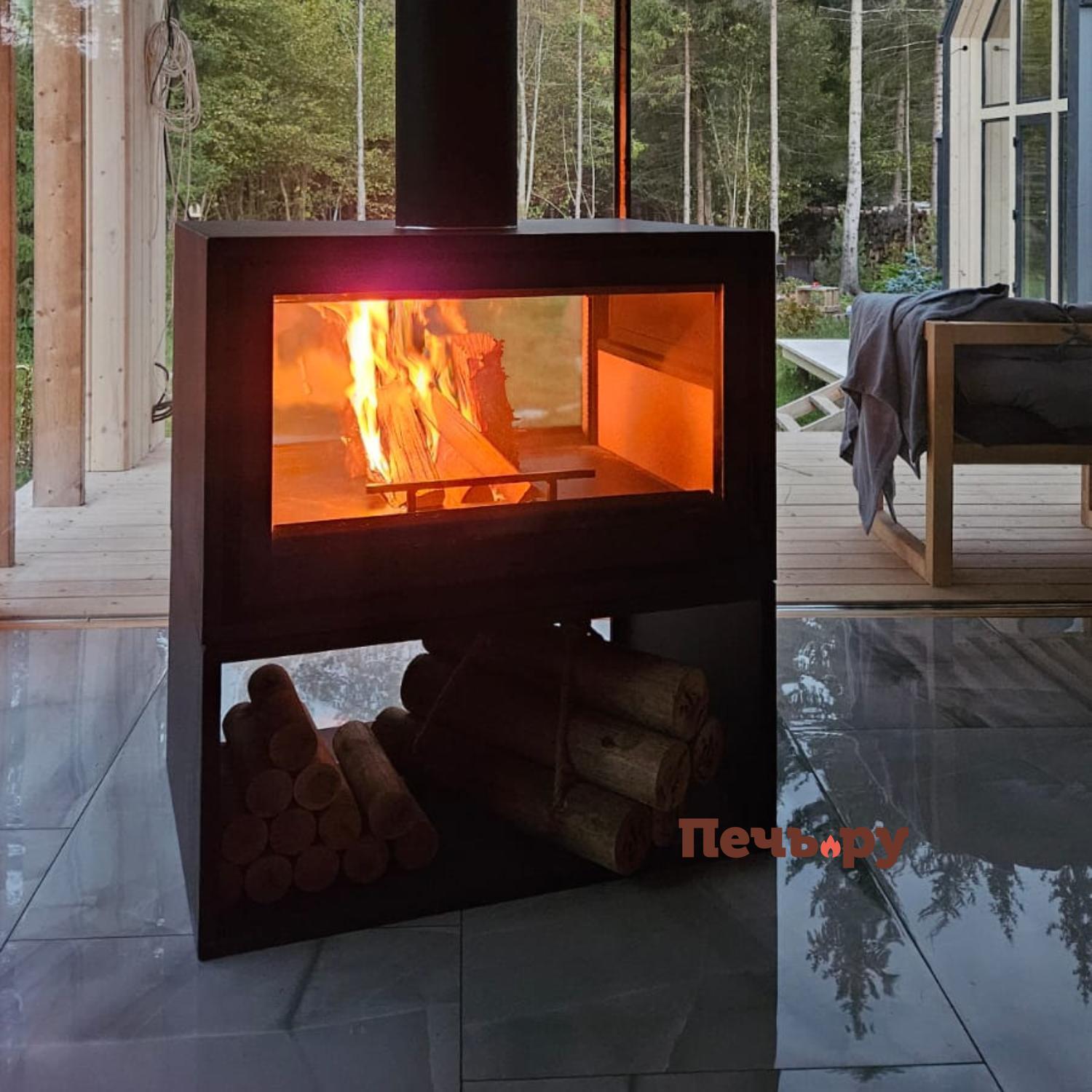 Печь камин Solzaima Basic Box видео Печь камин Solzaima Basic Box видео