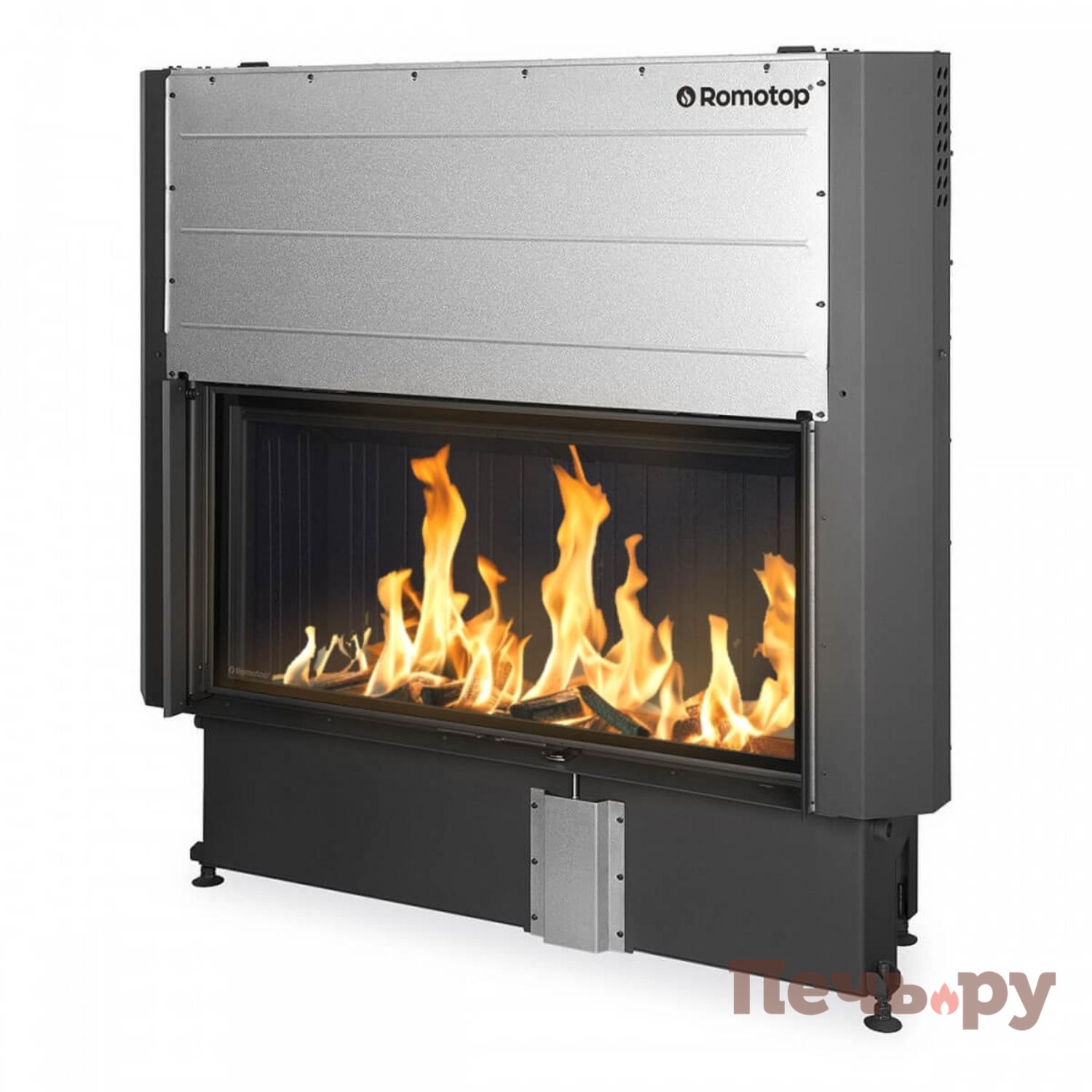 Каминная топка Romotop Impression 2G L 118.60.01, черный шамот видео Каминная топка Romotop Impression 2G L 118.60.01, черный шамот видео