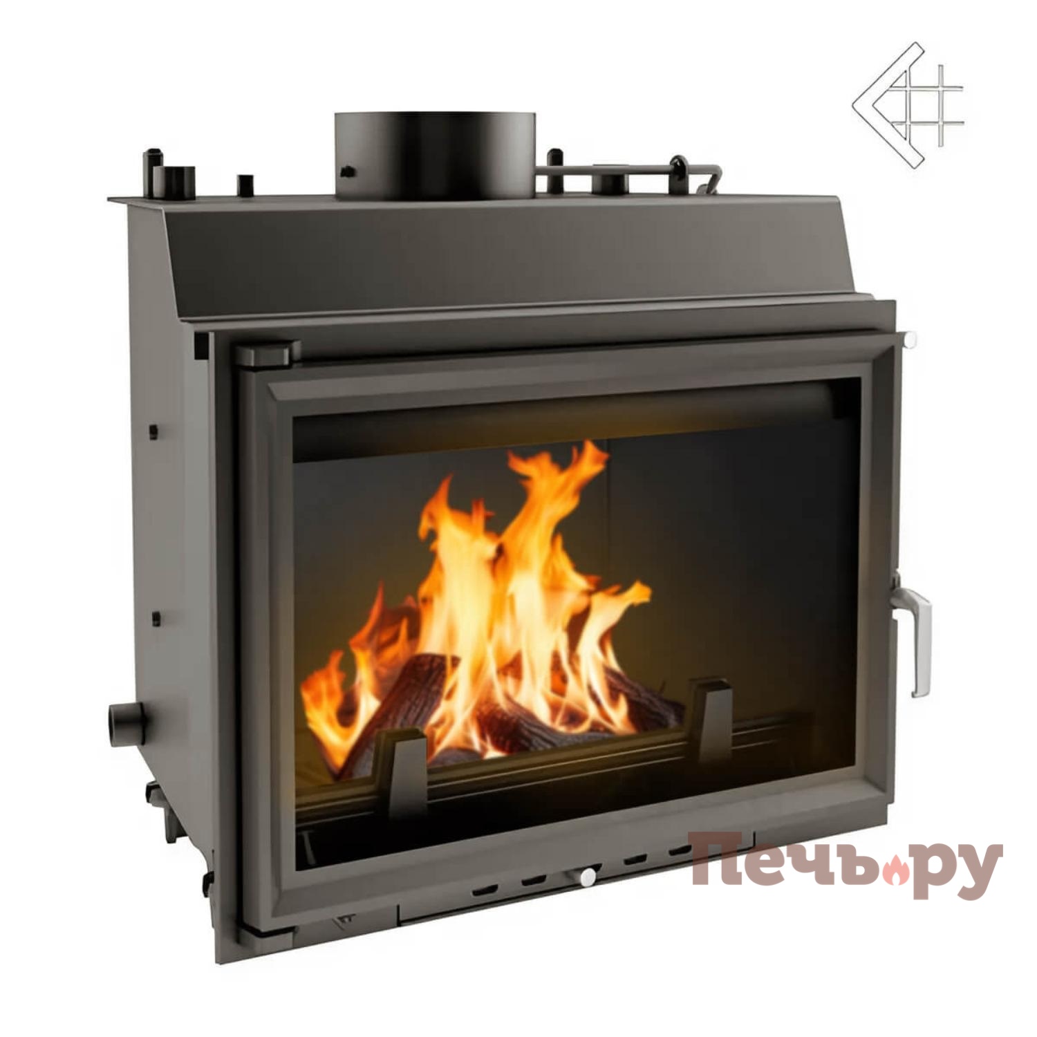 Каминная топка Kratki Wiktor/PW/12/W видео Каминная топка Kratki Wiktor/PW/12/W видео