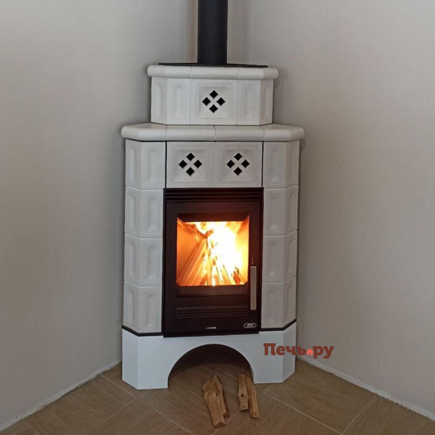 Кафельная печь ABX Regina угловая видео