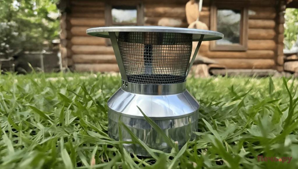 Искрогаситель Gen4Turbo искрогаситель лежит на траве на фоне дома деревянного 546260778 (1) (1).jpg