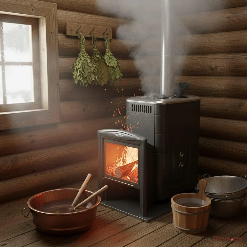 какие бывают печи для бани