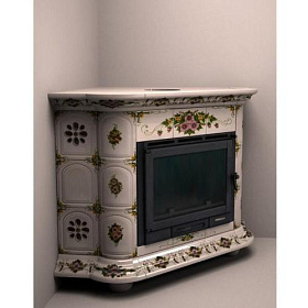 Облицовка камина КимрПечь Прованс угловой изображение Облицовка камина КимрПечь Прованс угловой фото