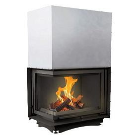 Каминная топка Kratki Amelia/L/BS/G (угловое стекло слева, гильотина) изображение Каминная топка Kratki Amelia/L/BS/G (угловое стекло слева, гильотина) фото