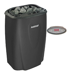 Электрическая печь Harvia Moderna V60E-1 Black изображение Электрическая печь Harvia Moderna V60E-1 Black фото