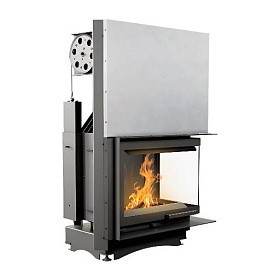 Каминная топка Kratki Maja/P/BS/G (угловое стекло справа,гильотина) изображение Каминная топка Kratki Maja/P/BS/G (угловое стекло справа,гильотина) фото