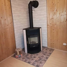 Печь-камин Мета Амур под ключ (2021) изображение Печь-камин Мета Амур под ключ (2021) фото