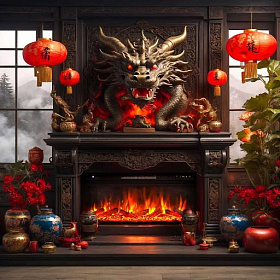 Электроочаг Royal Flame Vision 42 LOG LED изображение Электроочаг Royal Flame Vision 42 LOG LED фото