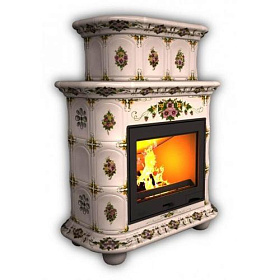 Облицовка камина КимрПечь Прованс пристенный - двухъярусный изображение Облицовка камина КимрПечь Прованс пристенный - двухъярусный фото