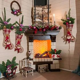 Портал Dimplex Pierre Luxe угловой/ шампань под очаг Cassette 600 изображение Портал Dimplex Pierre Luxe угловой/ шампань под очаг Cassette 600 фото