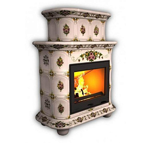 Облицовка камина КимрПечь Прованс центральный-двухъярусный изображение Облицовка камина КимрПечь Прованс центральный-двухъярусный фото