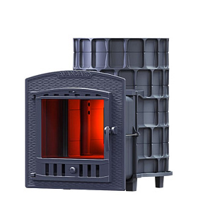 Чугунная банная печь GFS Авангард 30 (П2) под обкладку изображение Чугунная банная печь GFS Авангард 30 (П2) под обкладку фото